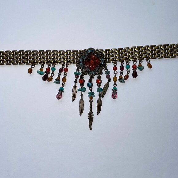 Sweet Romance Choker Feather Necklace Pre-Owned - Picture 8 of 8